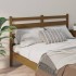 Cabecero de cama madera maciza de pino marrón miel 166x4x100