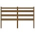 Cabecero de cama madera maciza de pino marrón miel 166x4x100