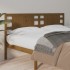 Cabecero madera maciza de pino marrón miel 126x4x100