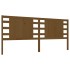 Cabecero madera maciza de pino marrón miel 126x4x100