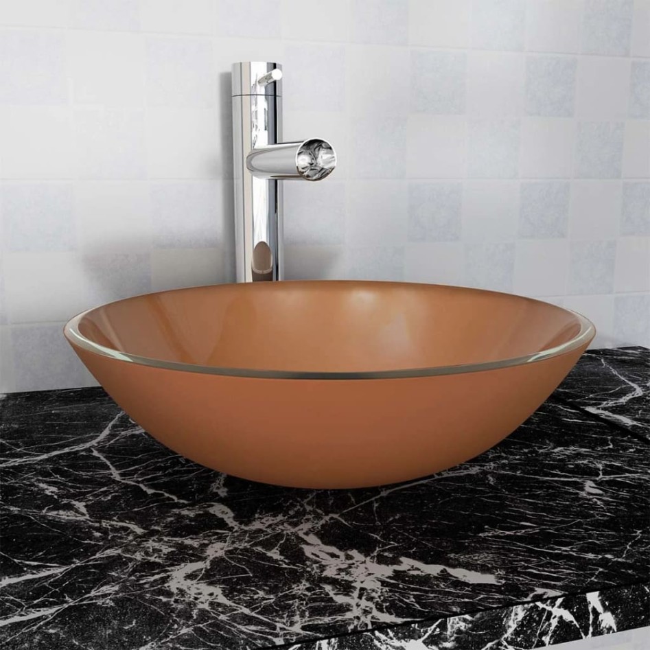 Lavabo de vidrio templado 42 cm