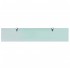 Estante flotante de cristal 100x20 cm 8