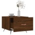 Mesa de centro madera de ingeniería roble marrón 50x50x40