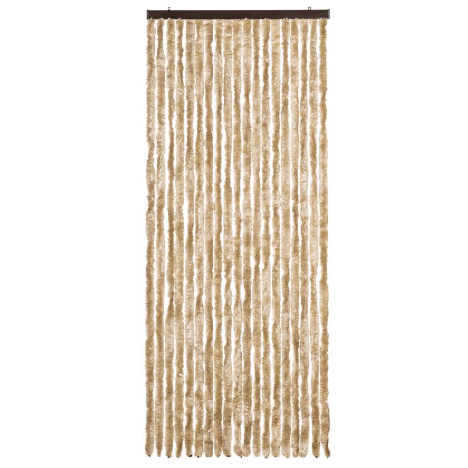 Cortina mosquitera beige chenilla 56x200