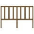Cabecero de cama madera maciza de pino marrón miel 156x4x100