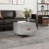 Mesa de centro madera de ingeniería gris Sonoma 50x50x40