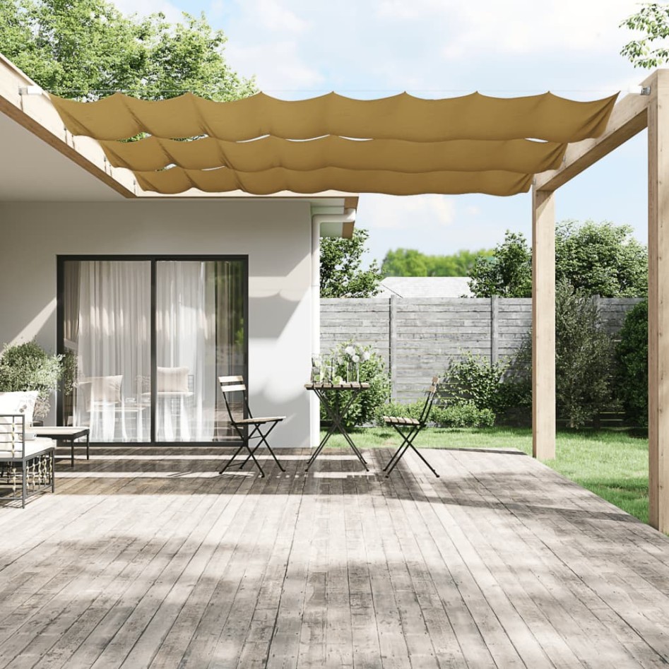 Toldo vertical beige 60x600 cm tela