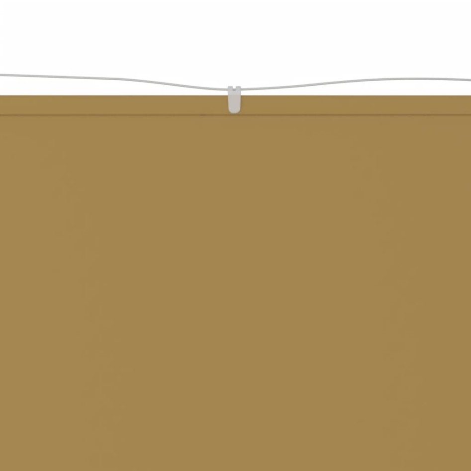 Toldo vertical beige 60x600 cm tela