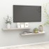 Estante flotante pared 2 uds MDF gris hormigón 120x23,5x3,8