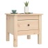 Mesa auxiliar de madera maciza de pino 40x40x39