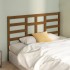 Cabecero de cama madera maciza de pino marrón miel 156x4x104