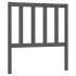 Cabecero de cama madera maciza de pino gris 81x4x100