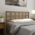 Cabecero de cama madera maciza de pino marrón miel 156x4x100