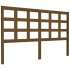 Cabecero de cama madera maciza de pino marrón miel 156x4x100