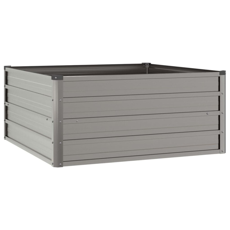 Arriate oxidado de acero corten 100x100x45