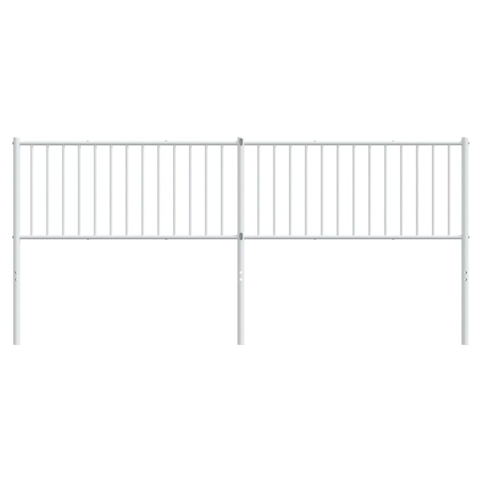 Cabecero de metal blanco 200