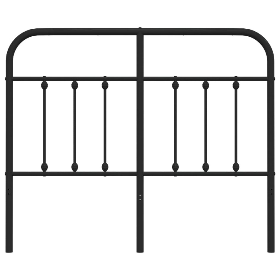 Cabecero de metal negro 120