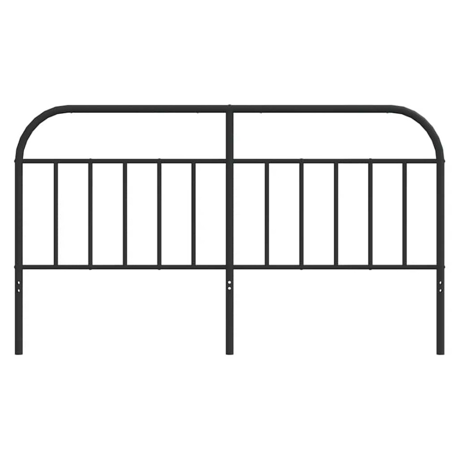 Cabecero de metal negro 180