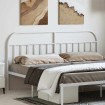 Cabecero de metal blanco 180 cm
