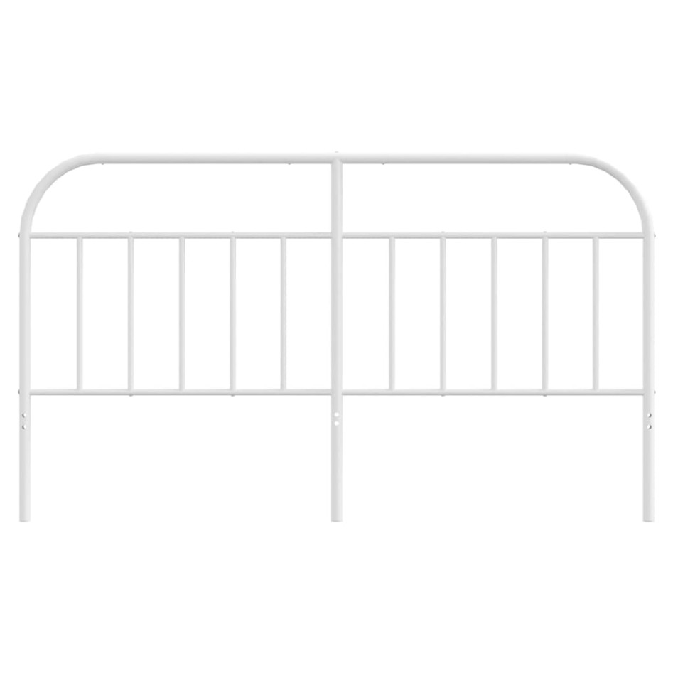 Cabecero de metal blanco 180