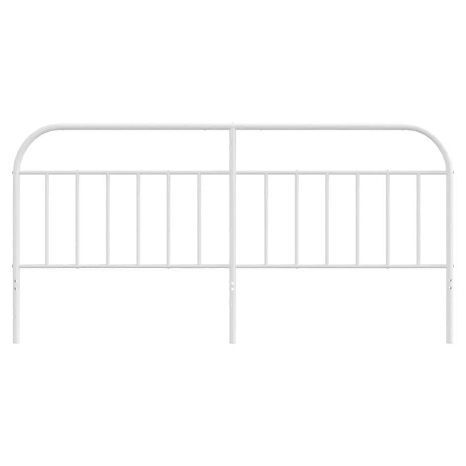 Cabecero de metal blanco 200