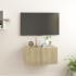 Mueble de salón colgante roble Sonoma 60x30x30