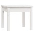 Banco de jardín madera maciza pino blanco 50x44x45