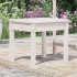 Banco de jardín madera maciza pino blanco 50x44x45