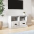 Mueble de TV madera contrachapada blanco 80x35x50