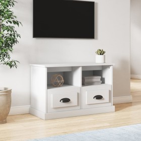 Mueble de TV madera contrachapada blanco 80x35x50