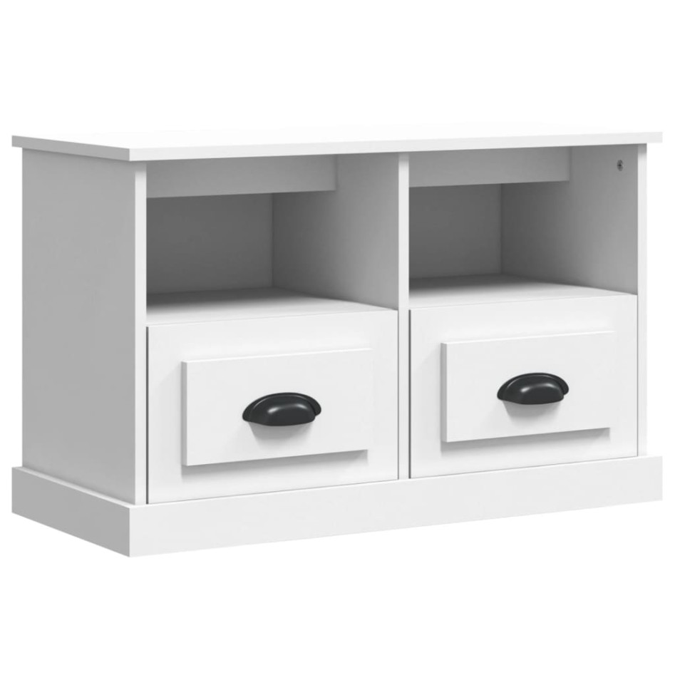 Mueble de TV madera contrachapada blanco 80x35x50