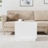 Mesa de centro madera contrachapada blanco 51x50x44