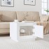 Mesa de centro madera contrachapada blanco 51x50x44