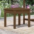 Banco de jardín madera maciza pino marrón miel 50x44x45