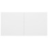Mueble de TV colgante blanco 60x30x30