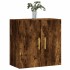 Armario de pared madera de ingeniería roble ahumado 60x31x60
