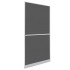 Mosquitera con bisagras para puertas blanca 100x215