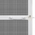 Mosquitera con bisagras para puertas blanca 100x215