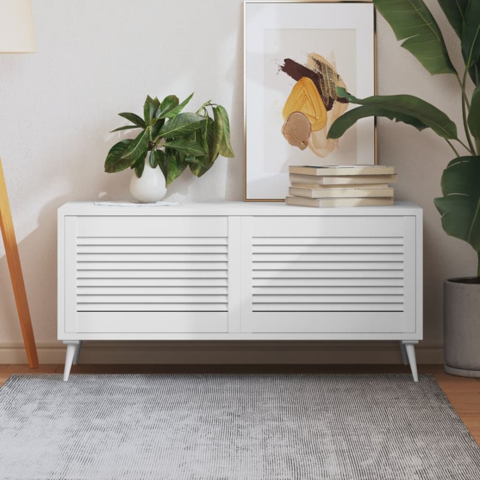 Puerta de armario lamas 2 uds madera pino blanco 39,5x59,4