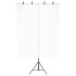 Soporte para fondos en forma de T negro 151x60x(70-200)