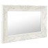 Espejo de pared estilo barroco blanco 60x40