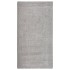 Alfombra peluda antideslizante gris claro 80x150