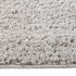 Alfombra peluda antideslizante gris claro 80x150