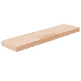 Tabla de estantería madera maciza roble sin tratar 80x20x4