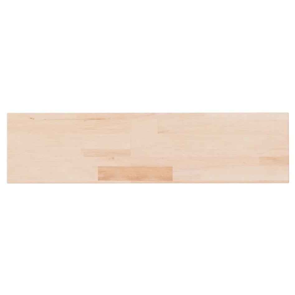 Tabla de estantería madera maciza roble sin tratar 80x20x4