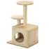 Rascador para gatos con poste de sisal 60 cm