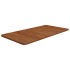 Encimera baño madera maciza tratada marrón oscuro 80x40x1,5