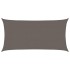 Toldo de vela gris antracita HDPE 160 g/m² 3x6