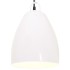 Lámpara colgante industrial redonda 25 W blanca 32 cm