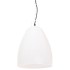 Lámpara colgante industrial redonda 25 W blanca 32 cm